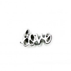 Love Word Script - Silver